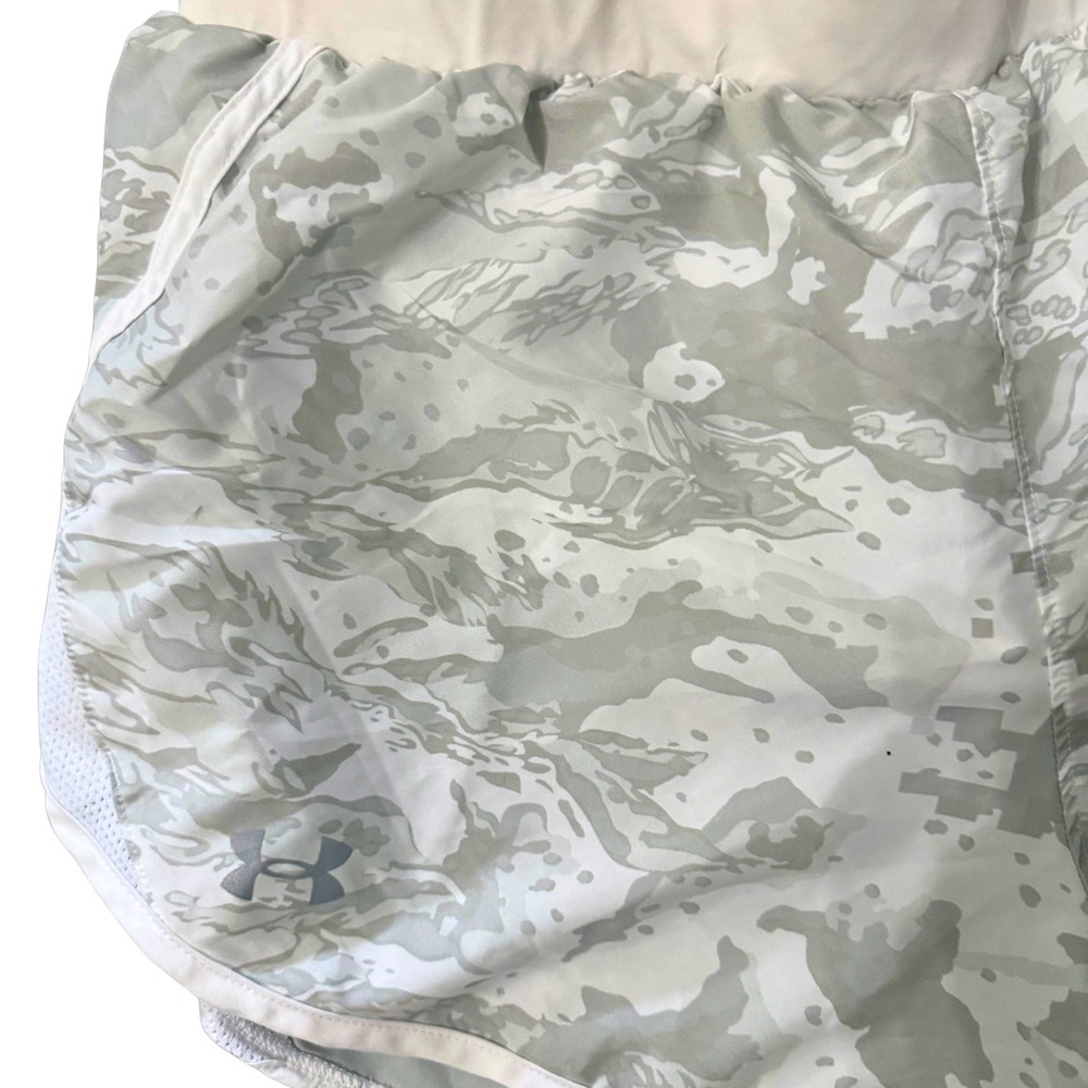 Under Armour Women's Light Tan Camo Athletic Shorts - Picture 2 of 2